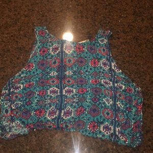 Forever 21 open back crop top